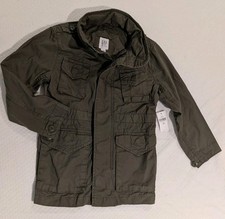 Gap Kids Army Green Jacket With Hood, X-Small, XS, Unisex, Boy, Girl, NWT, NEW 