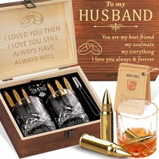 Gifts for Husband Him Men Valentines Day, Reusable Stainless Steel Engraved W...