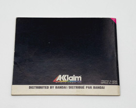 Double Dragon III Nintendo NES Anleitung Booklet Manual FRA