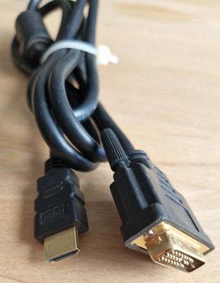 Kabel HDMI Stecker zu DVI-D 24+1 Dual Link geschirmt Computer Monitor PC