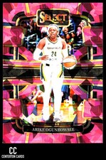 2024 Panini Select WNBA #45 Arike Ogunbowale Prizms Pink Ice Dallas Wings