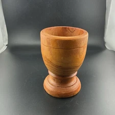 Vintage IMUSA Wood Mortar Unique 5” Tall For Grinding Herbs Lovely Grain
