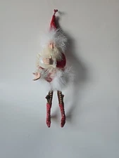 Patience Brewster Krinkles 14" Santa Elf Globe Snowball Dept 56 Figure Ornament 