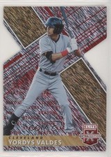 2019 Panini Elite Extra Edition Status Red Die-Cut /99 Yordys Valdes #63 1j6