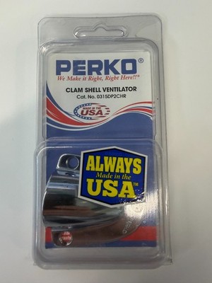 Perko Clam Shell Ventilator  # 0315DP2CHR  New in Package