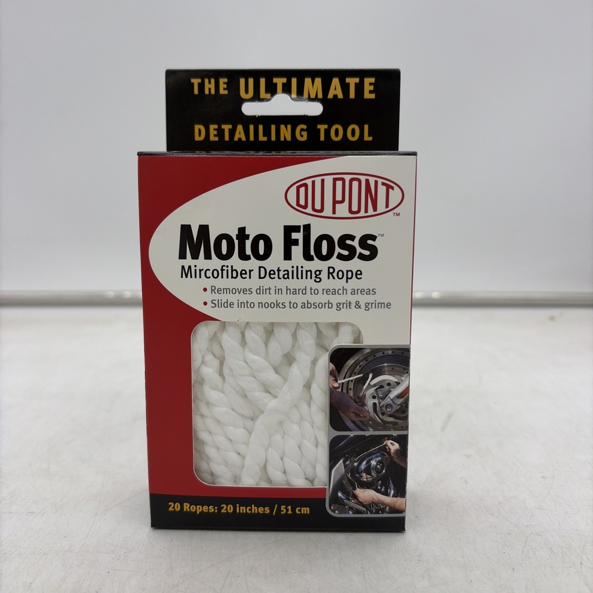 Dupont Moto Floss Microfiber Detailing Rope 20 Ropes 20