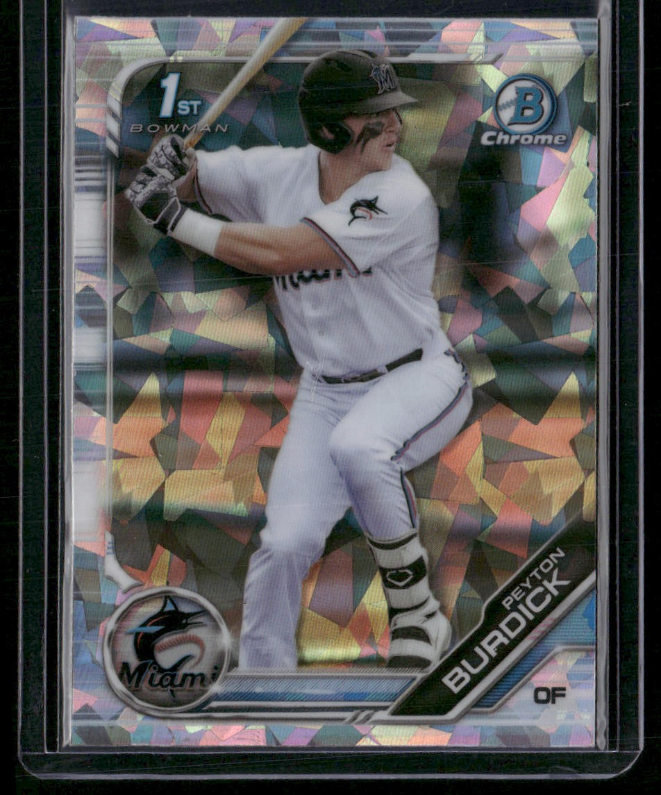 2019 Bowman Draft Sapphire Edition #BDC-74 Peyton Burdick