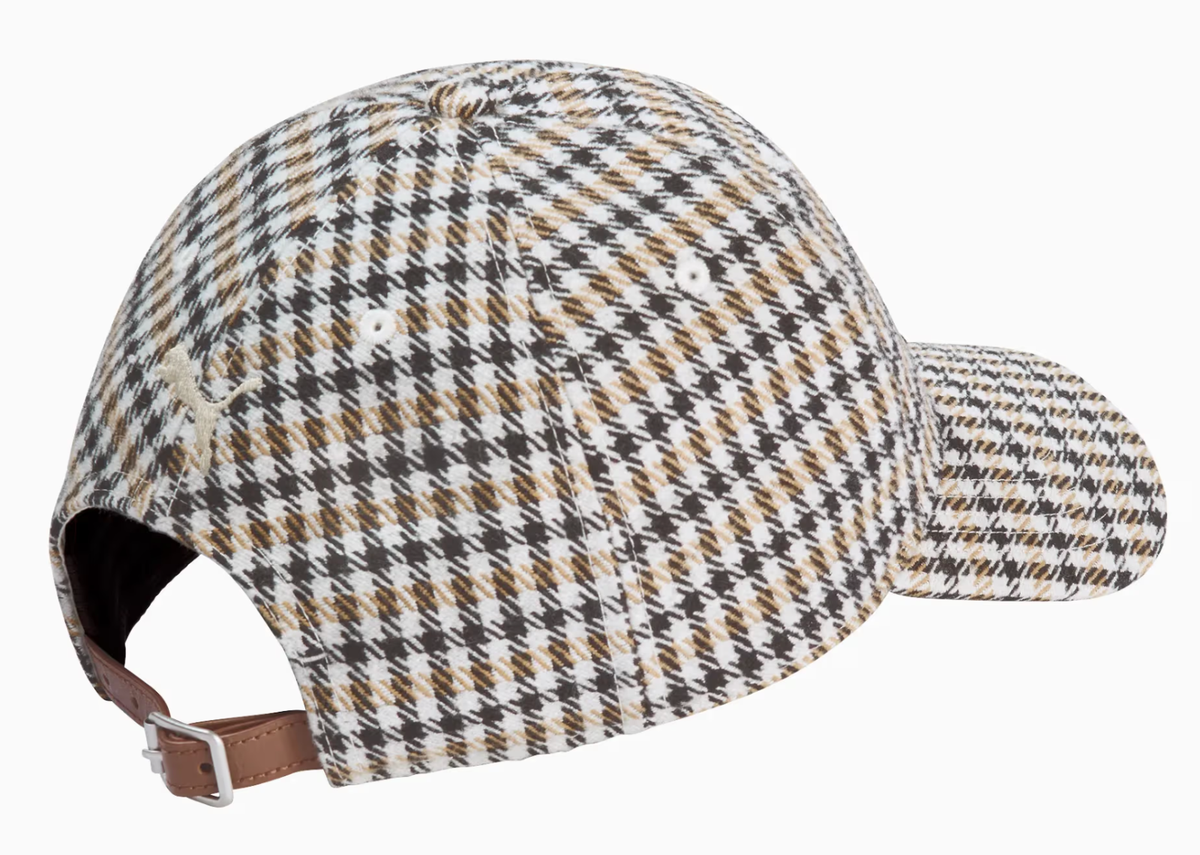 Porsche OEM Cap 911 Targa 60Y Pepita Jacquard Crest Adjustabl Hat