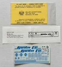 HERALD KING HO DECAL-SANTA FE/ATSF PIGGYBACK TRAILER  #Z-31