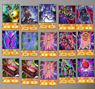 Yu-Gi-Oh! ZEXAL - Deck De Quattro IV - Cards Anime style (45 Cards