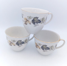 3 x Royal Doulton TC 1019 Larchmont Teacups / Tea Cups - Very Good Condition