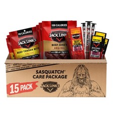 Jack Link's Beef Jerky Variety Pack Gift Basket - 15 1 Count Pack of 1