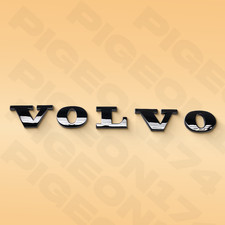 Gloss Black Rear Trunk Emblem For Volvo Accessories Sport Letter Raised Badges
