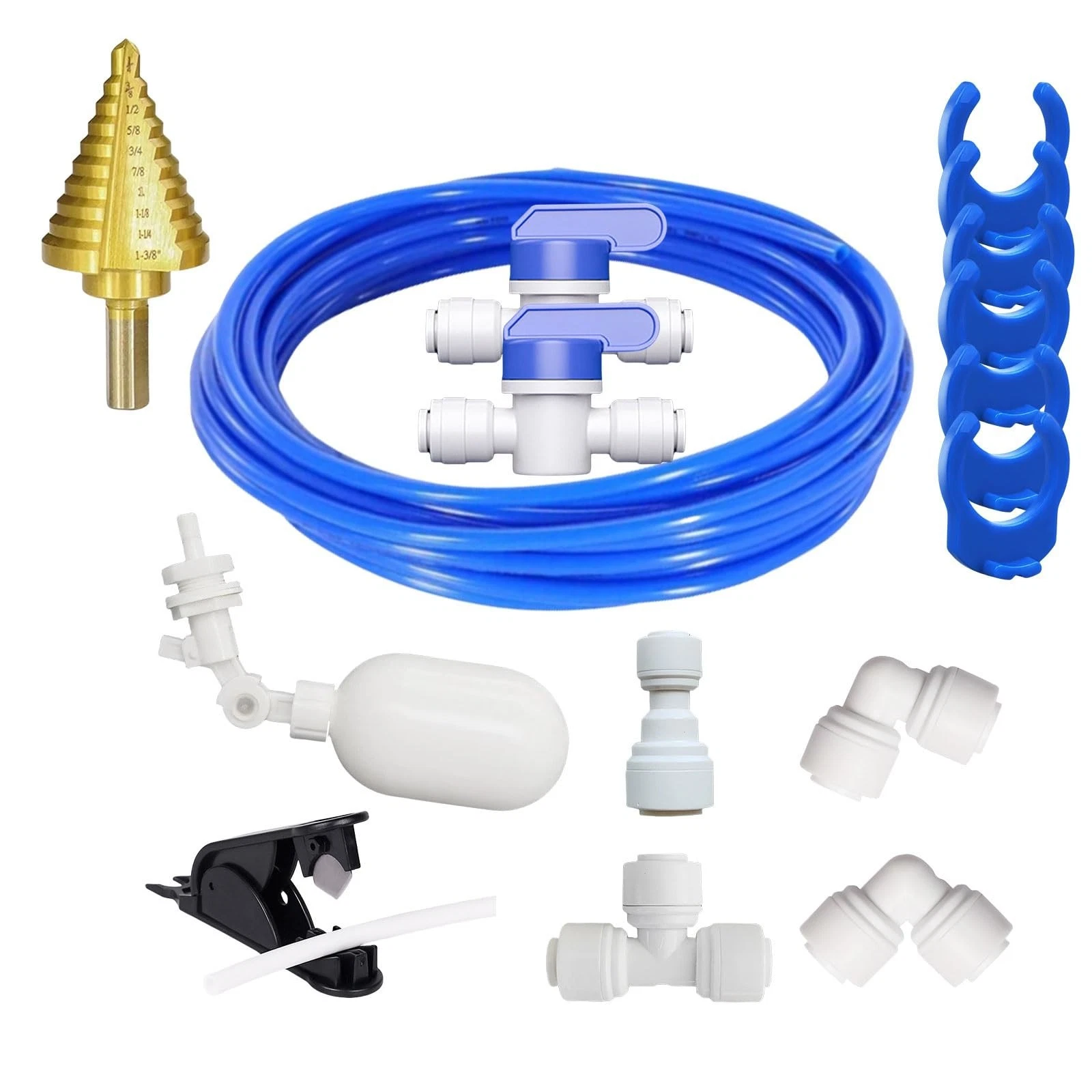 Coffee Maker AutoFill Water Line Kit Filtered Auto Refill with Float Valve Syste