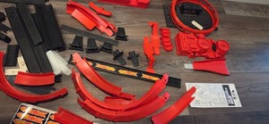 Hot Wheels Figure 8 Starter and Deluxe set extra motor 3 total lots of track
