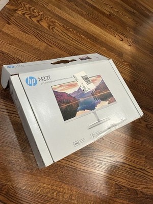 HP M22f 21.5-inch IPS FHD Monitor 1920x1080 AMD FreeSync Low Blue Light Silver