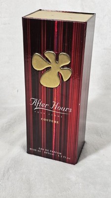After Hours COUTURE EDP Spray 3.3 Oz 100ml Made In France Rare NOS Perfume
