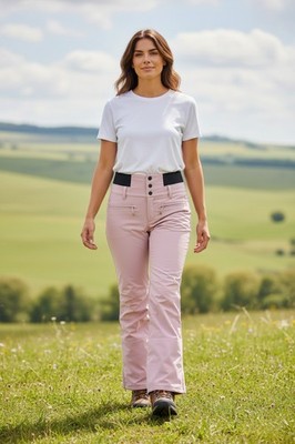 Brand New Womens  Roxy Rising High Snow Pant - Dawn Pink Sz S