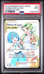 Mallow & Lana 231/236 Cosmic Eclipse Full Art Tag Team