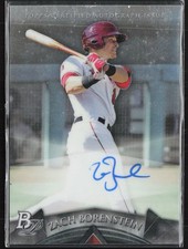 Zach Borenstein 2014 Bowman Platinum Prospect Autographs Refractors #AP-ZB SN