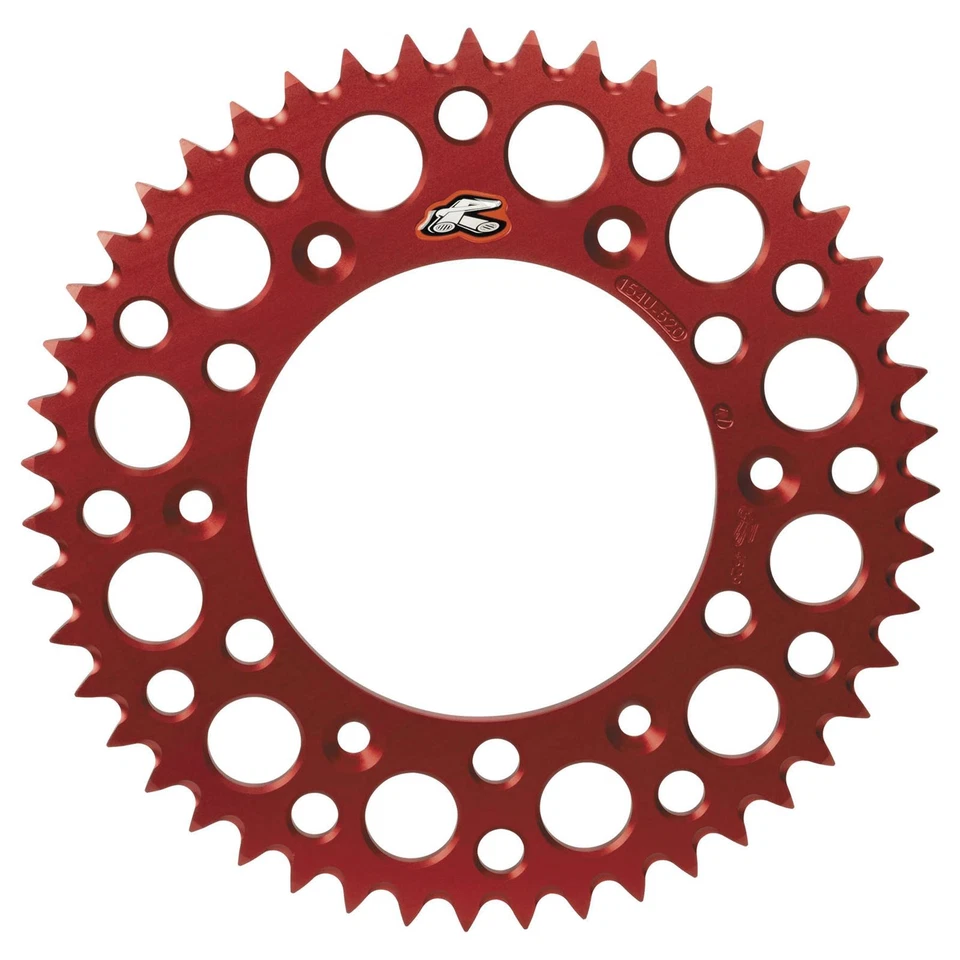 Renthal Sprocket for Honda - Red - 51-Tooth 154U-520-51GRRD - Image 2 of 4