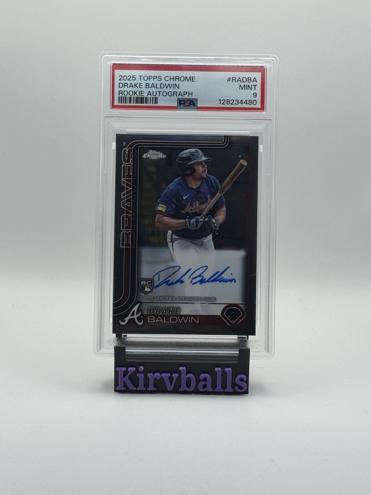 2025 Topps Chrome - Rookie Autographs Drake Baldwin #RA-DBA (AU, RC)