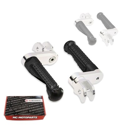 40mm Lower Mpro Silver Front Rider Footpegs For HD Dyna 93-17 16 15 14 13 12 11