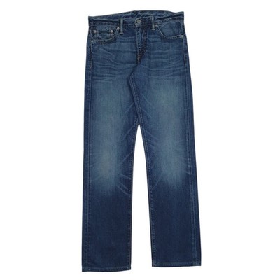 LEVIS 504 Jeans Regular Straight Fit Blue Denim Trousers Mens W28 L32