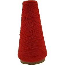 Vintage Pisgah Lipstick Red Weaving Knitting Yarn 1/28
