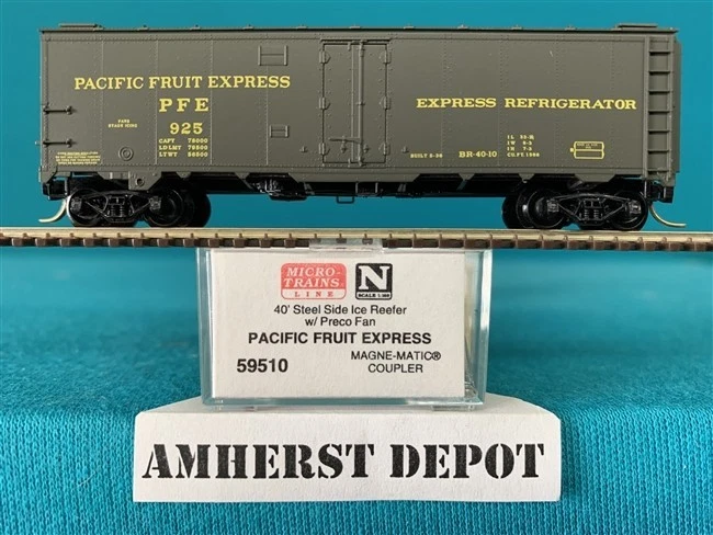 N Scale JTC MODEL TRAINS ONE Scheme 40' HC Reefer Set (5 reefers, 1 po – A&S Trains