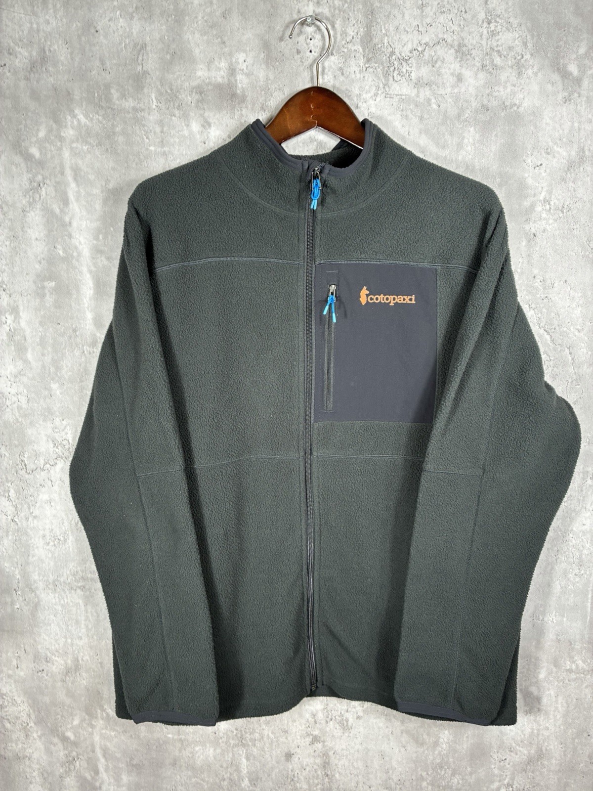 Cotopaxi Jacket Mens Large Abrazo Fleece Full Zip Gray Hiking Outdoors