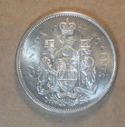 Old New World .800 Silver Coin Lot 1964 Canada Canadian 50 Cents .300 ASW KM#56