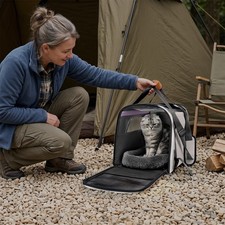 Foldable Cat Transport Bag, Cat Transport Box, Cat and Dog Carry Box