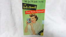 VINTAGE 1950s BELL  HOWELL 8mm MOVIE EQUIPMENT BROCHURE
