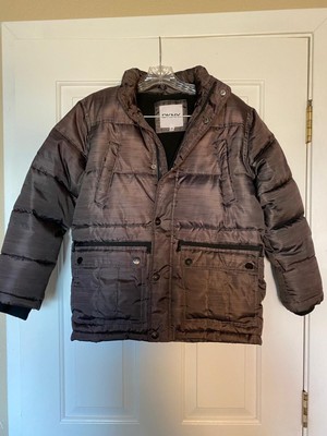 DKNY Mens Zip & Button Front Puffer Jacket Size M 