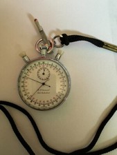 Vintage C.L. Guinand Locle Switzerland Split Second Valjoux 24 Stopwatch