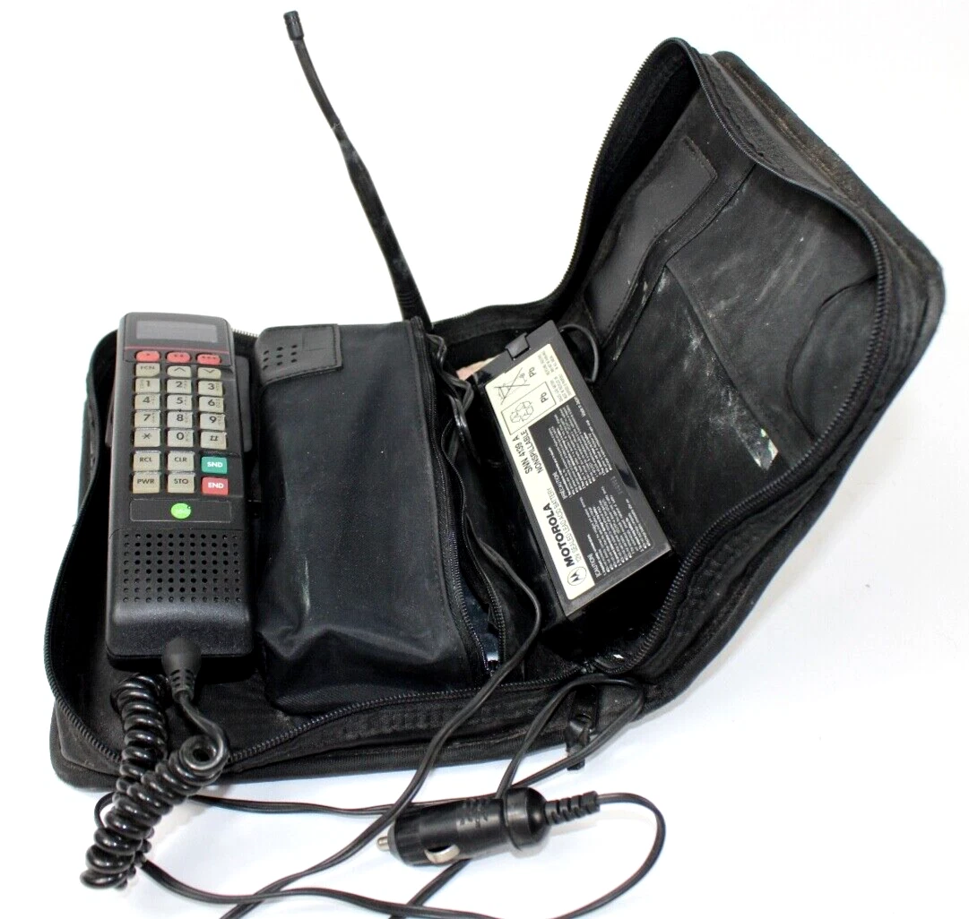 Vintage 1980's 1990's Retro Cellular Plus Bagphone Bag 