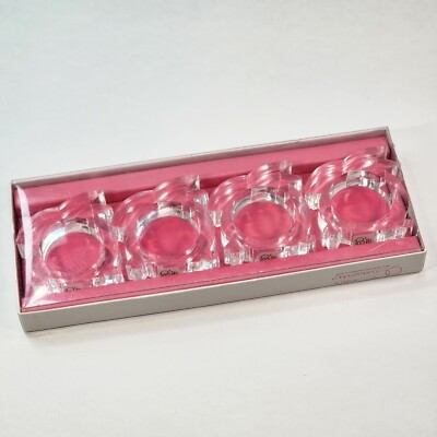 Department 56 Acrylic Bunny Rabbit Napkin Rings #7332-6 (READ)