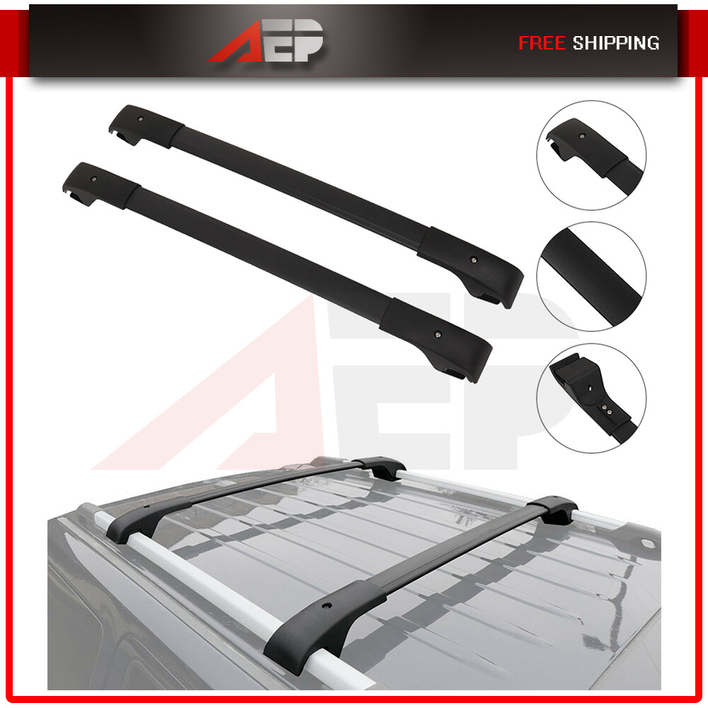 Luggage Carrier Bar Roof Rail Rack Cross Bars Kit For 2007-2017 Jeep Patriot-image