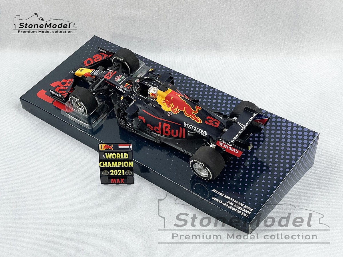 Red Bull RB16B Max Verstappen Abu Dhabi 2021 World Champion Red Bull RB16B Max Verstappen Abu Dhabi 2021 World Champion