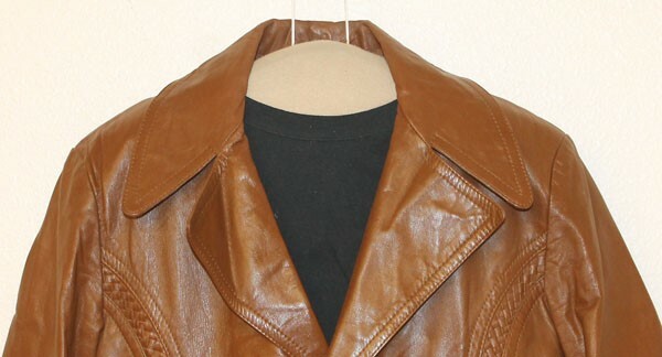 MENS VINTAGE CARMEL BROWN LEATHER CAR COAT/JACKET SZ 42 | eBay