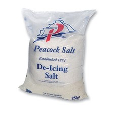 2 X 25KG PREMIUM QUALITY WHITE ROCK SALT DEICING FOR SNOW AND ICE FROST MELT