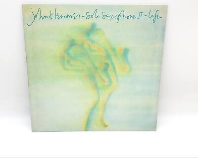 John Klemmer Solo Saxophone II - Life 33 LP Record Elektra Records 1981 PROMO Y