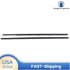 Door Window Weatherstrip Belt Molding L+R for Honda Civic Coupe 2D 2012-2015