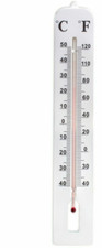 1x THERMOMETER 20cm Long EASY READ Indoor/Outdoor Garden Temperature Gauge