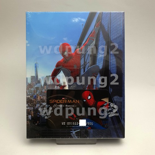 Spider-Man Homecoming 4K UHD + BLU-RAY 2D & 3D WeET Steelbook Full Slip Type A2 - Picture 2 of 6