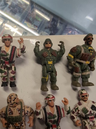 Vintage Muscle Men Military Figures, Mixed Lot Of 8 San Francisco Toy Makers - Picture 8 of 12