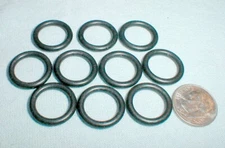 10 Round Front Tires 11/16" Original Replacements for 1/32 & 1/24 New Old Stock