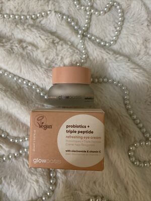 glowoasis Probiotics + Triple Peptide Refeshing Eye Cream Vit C & Niacinamide