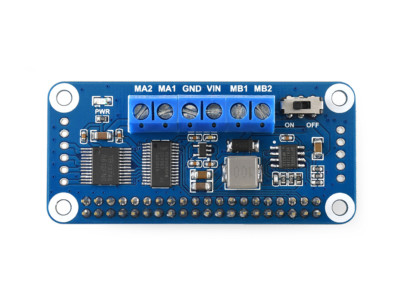 Waveshare 3.3V Motor Driver HAT I2C Interface for Raspberry Pi Zero/Zero W/Zero